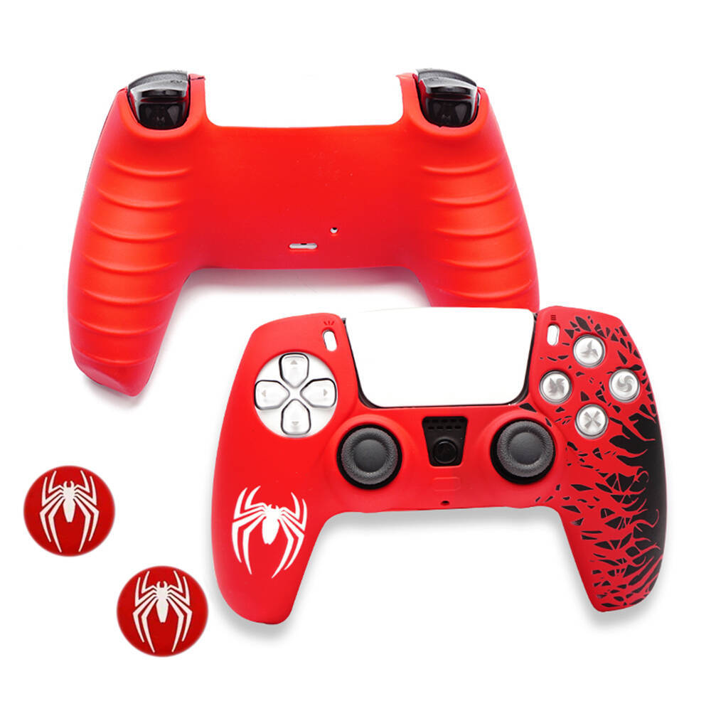 Coque en silicone antidérapante pour manette PlayStation 5